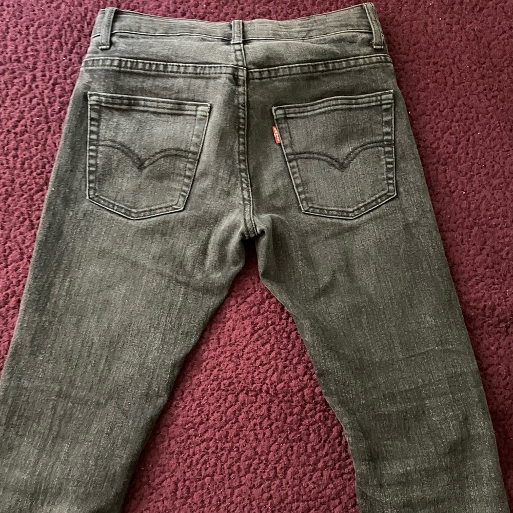 LOW RISE LEVIS BLACK JEANS - Picture 4 of 4